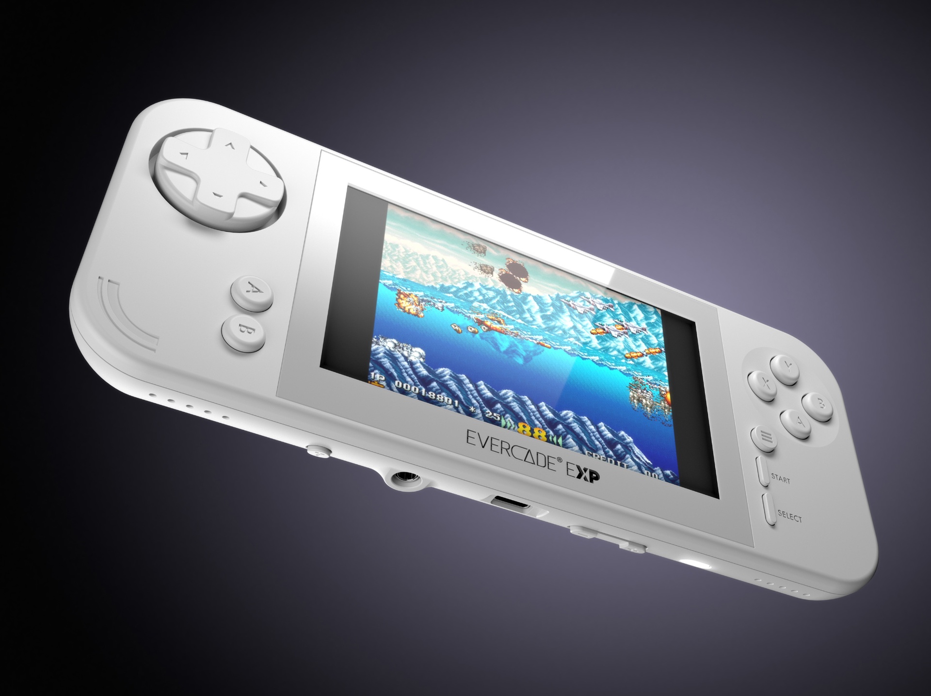 Evercade EXP handheld console render